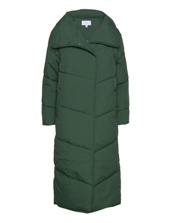 Vilouisa L/S New Padded Long Coat/Pb Foret Jakke Grøn Vila