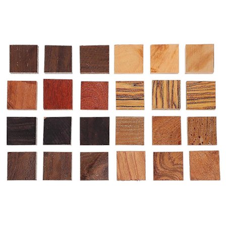 24 kpl Sormukset Puuaihioita Puiset Korusormusten Valmistuspalikat DIY Sormusmateriaalit[D]