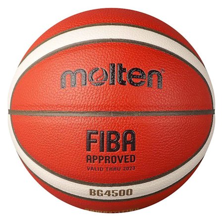Molten 4500 Premium Läder Basketboll 6 Tan/Vit