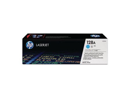 HP 128A - cyan - original - LaserJet - tonerpatron (CE321A)