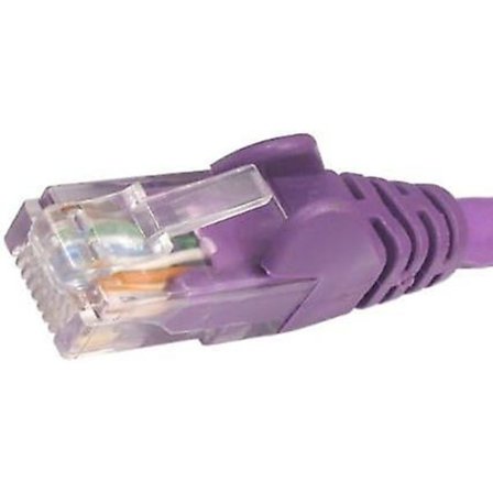 3m Violet Premium Cat5e (forbedret) Netværkskabel - Ethernet - Lan - Patch - Internet - Bredbånd - Router - Hub - Modem -10/100