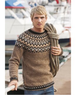 Strikkeoppskrift Genser Riddari - Istex