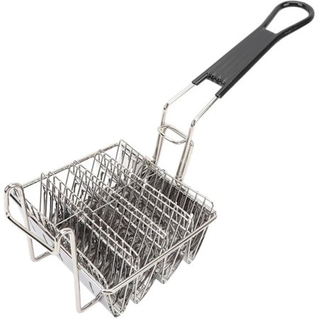 Taco Skal Friturekurv, V-formet Taco Holder Kurv med Håndtag, Aftagelig Taco Friturekurv Professionel Frituregryde Taco Holder til Køkken