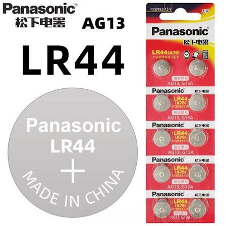 Panasonic 2-50PCS AG13 paristo A76 LR44 357 SR1154 SR44 LR 44 1,5 V alkaliparistot kellolaskimeen lelunappinappikenno