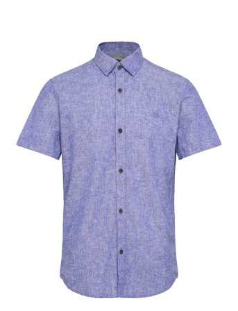 Tom Tailor Cotton Linen Shirt - Blue - S