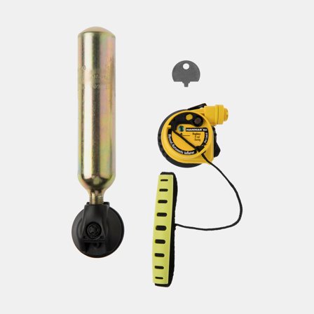 Kit di ricarica per giubbotto di salvataggio gonfiabile Spinlock Hammar 275N Re-arming Kit, per Deckvest Vito 275N + cartuccia di CO2 60 grammi