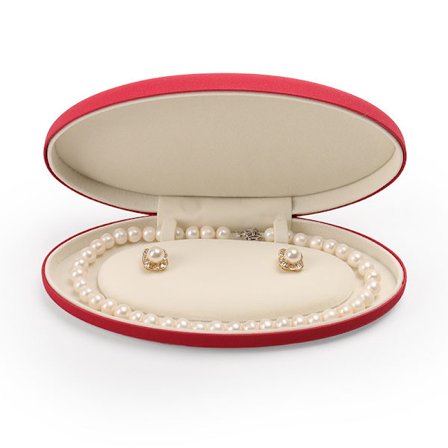 /#/Pärlhalsband låda, oval läder smyckeskrin/#/