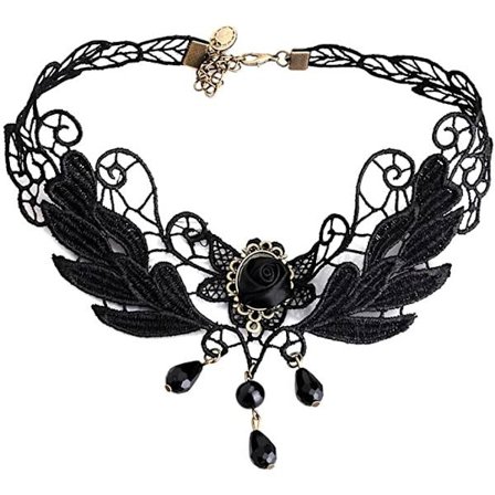 Kvindernes akryl blonde halskæde blonde halskæde vintage halskæde