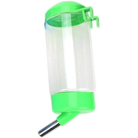 Kanin drikkefontene, små dyr, 500 ml, for hamstere, marsvin, kaniner, rotter, ildere, gerbiler, chinchillaer, grønn