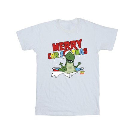 Disney Boys Toy Story Rex Christmas Burst T-Shirt 12-13 år W