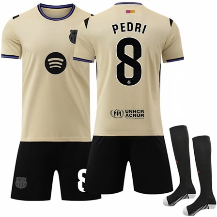 25-26 Barcelona Bortetrøye fotballdrakt nr. 8 Pedri{REN} No. 8 Pedri-FM-