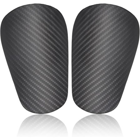 Mini fodboldbeskyttere, mørkegrå ekstra mini fodboldbeskyttere ungdom og voksne skinnebensbeskyttere (Mini, 9,5x4cm)