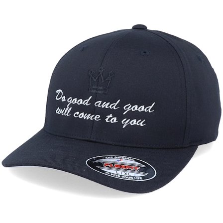Iconic - Black - flexfit - Cap - Do Good And Good Will Come Black Flexfit - Hatstore