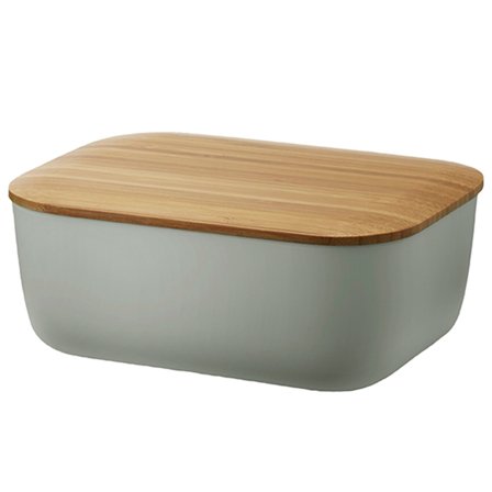 Rig-tig BOX-IT smørboks, warm grey' - 'Grå