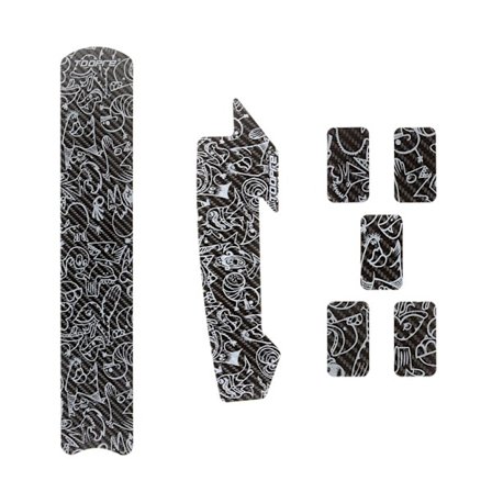 Cykelkedjestagsskydd MTB Ram Skydd Cyklar Ram Kedja Kedjestag Kedjeskydd Skyddskåpa Klistermärke