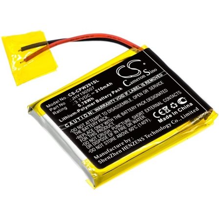 Battery for Kaukokäynnistys- ja kauko-ohjausjärjestelmät for Compustar 2W901R-SS -paristo