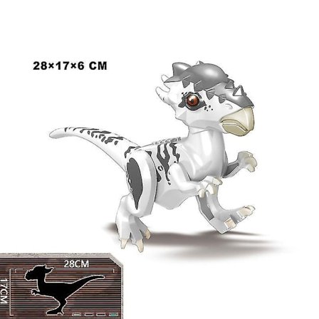 28cm Moc Big Jurassic Dinosaur World Spinosaurus Ankylosaurus Carnotaurus Dino Building Block Model Diy Bricks Educational Toys