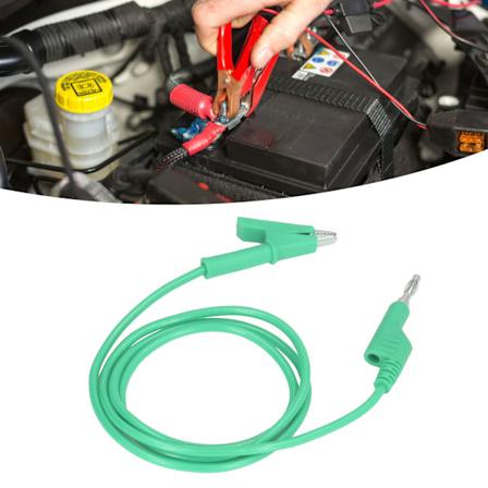 Krokotiilipihdit Testijohdot Banaani-pistokkeella Joustava S hk testaukseen J.70035 1 4mm Vihre