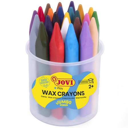 JOVI Wachsmalkreide Jumbo Easy Grip 24er-Set (ab 2 Jahren)