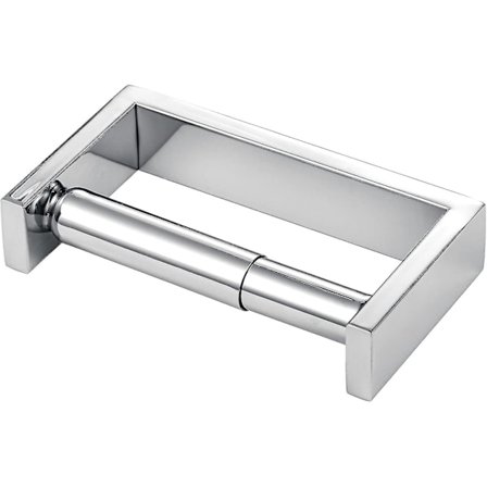 Toalettpappershållare Pappershållare Fjäderbelastad Väggmonterad Flexibel Montering Tissue Ställ Hängare [db]