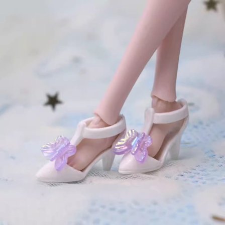 1/6 dukkesko højhælede sko 10 10