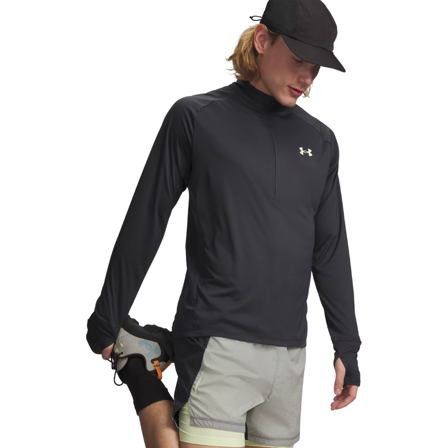 Under Armour M Explor Trail Run 1/4 Zip Anthracite