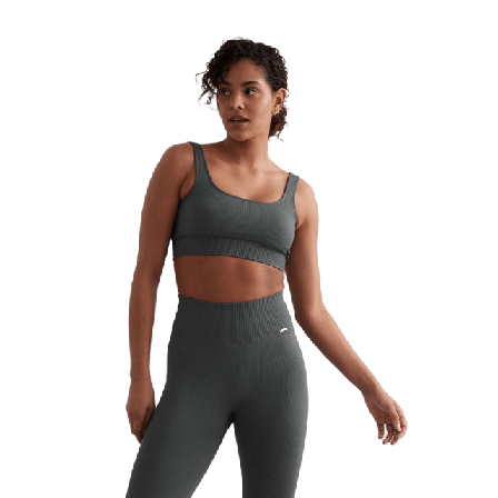 aim'n Ribbed Seamless Bra Träningskläder Dam Grön XS