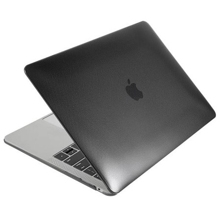 MacBook Air 13 Retina (A2179, 2020) / M1 (A2337, 2020) / (A1932, 2018-2019) pistekuvioinen suojus - Musta