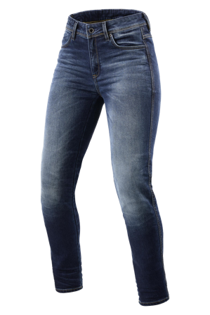 Jean Moto Femme Rev'It! Marley SK Bleu moyen d'occasion W24 x L32