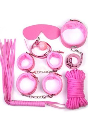 Kjøp TOYZ4LOVERS Bondage Kit Pink - Bpndage pakke | God pris