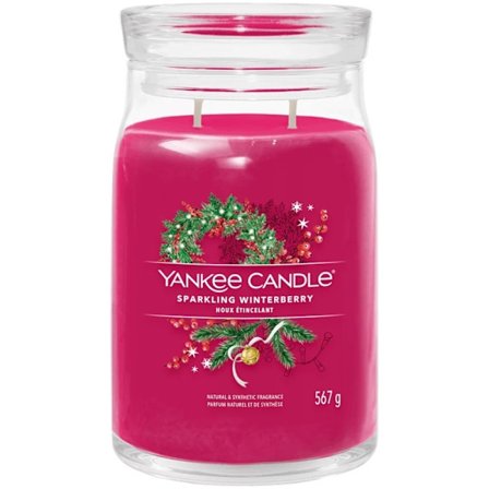 Yankee Candle Signature Large Jar Sparkling Winterberry 567g
