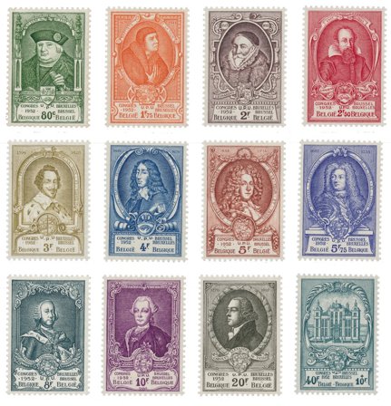 Belgien 1952 - Postfrisk - OBP 880/91