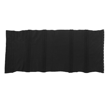 Midje-trener Korsett Svart Elastisk Pustende Myk Dobbelt Lagt Midje-strammer Korsett for Trening Etter Fødsel M