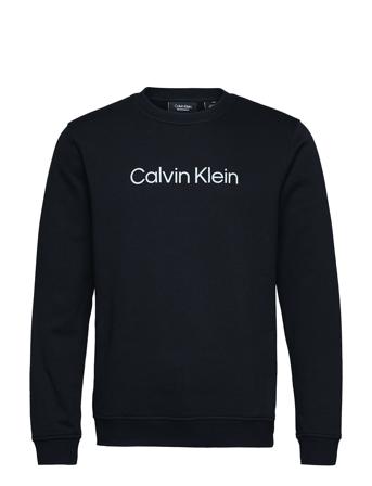 Pw - Pullover Sweat-shirt Genser Svart Calvin Klein Performance