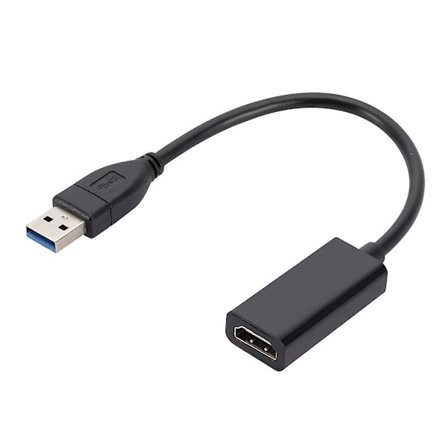 USB 3.0 til HDMI-kompatibel adapter HD 1080P USB til HDMI-omformer Thunderbolt Ekstern Lyd Video Adapter Kabel for Laptop PC MacBook Sams [db]