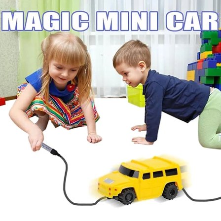 {PL} Magiske sporlegetøj induktiv tankbil robot pingvin, der følger linje 4ml [DM] A