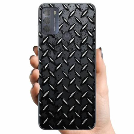 Motorola Moto G50 Tpu Mobilskal Metalliskt Mönster
