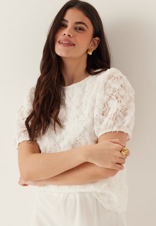 VILA-Visasha O-neck S/S TOP-44