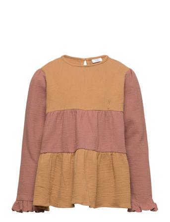 Vinna - Bluse Dresses & Skirts Dresses Casual Dresses Long-sleeved Casual Dresses Multi/mønstret Hust & Claire