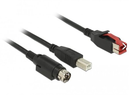 Delock Strømforsynt USB-kabel - 2 m