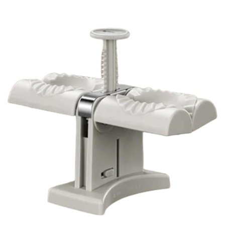 Hushålls Dubbelhuvud Automatisk Dumpling Maker Ravioli Press