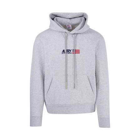 Autry Iconic Hoodie , Grijs , Heren , Maat: L