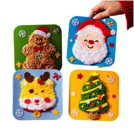 Leker for barn, julehåndverkssett, juledekorasjoner, førskolehåndverk, pedagogiske leker og sysett for barn fra 3 år og oppover