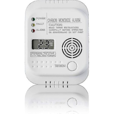 Kullosdetektor, Batteridrevet, Gassdetektor Med Display Og Temperaturmåler - Utmerket