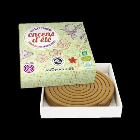 20 spiraler av naturlig myggavvisande rökelse 7h