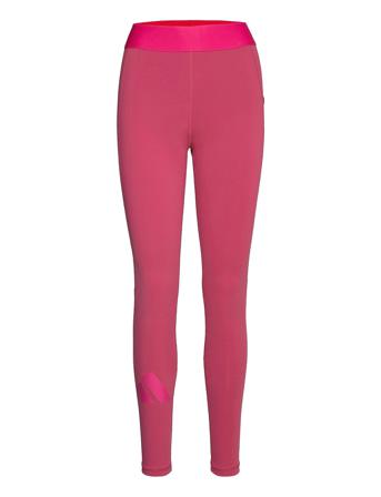 Techfit Life Mid-Rise Badge Of Sport Long Tights W Pink Adidas Performance