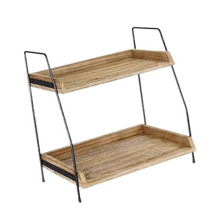 Justerbar Multifunktionell Kaffestation Organizer - Bänkskiva Förvaringsställ för Kök, Kontor, Studentrum - Rymmer Kaffemuggar, Kapslar, Sockerskålar