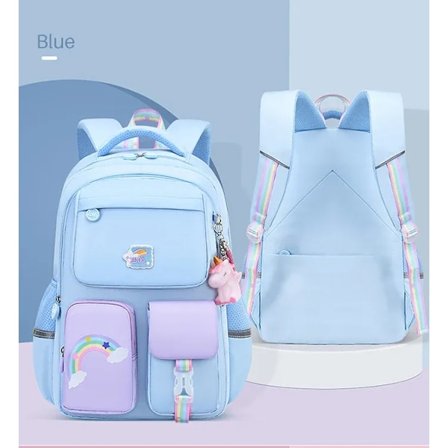 Letvægts skoletaske til drenge og piger