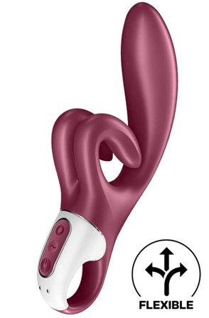Satisfyer Touch Me Rabbit Vibrator Red Rabbitvibratorer - Blushme.se
