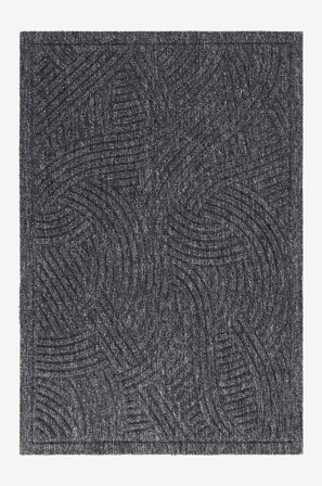 Jotex - Dørmatte 60x90 Cm Polypropylen/Polypropylen Mørk grå MELLBY - Kjøp Dørmatter hos Jotex